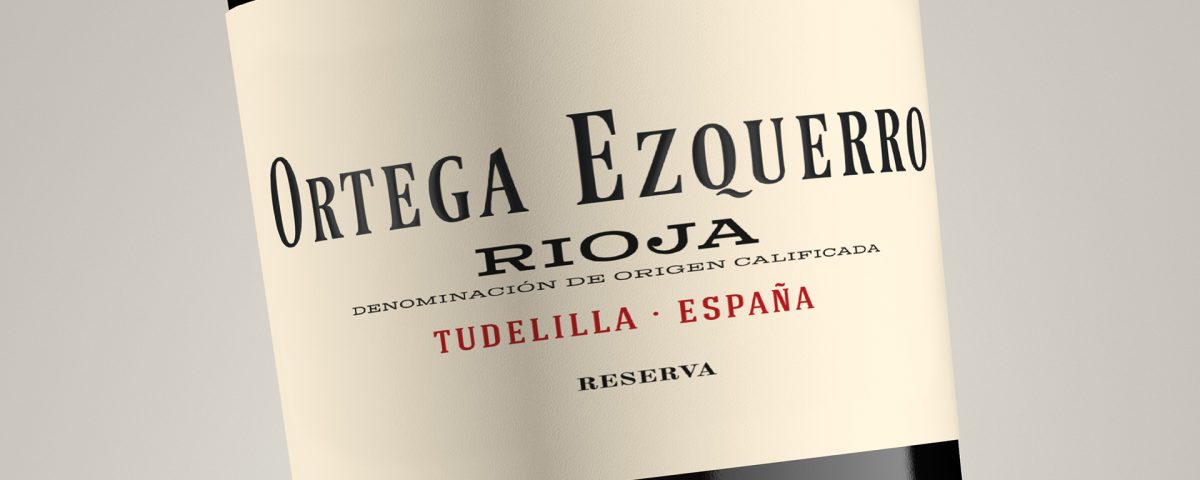 Etiqueta del Vino Reserva de Bodegas Ortega Ezquerro